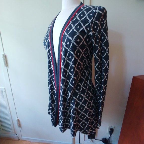 🚫SOLD🚫 Belldini Boho Patterned Cardigan size M - Picture 4 of 9